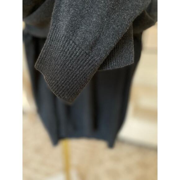 Eddie Bauer Cashmere Blend Sweater Classic Minimalist Grandpacore V Neck Cotton - Picture 4 of 8